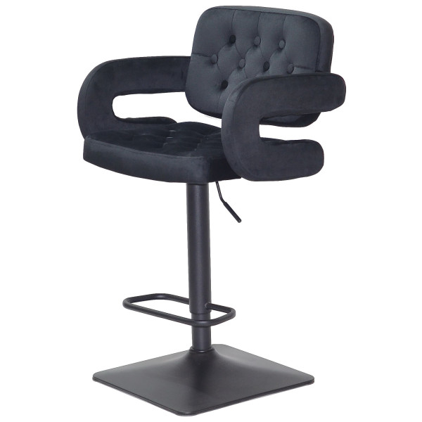 Барный стул Onder Mebli GOR BAR 4-BK-BASE Черный B-1011 Бархат-2