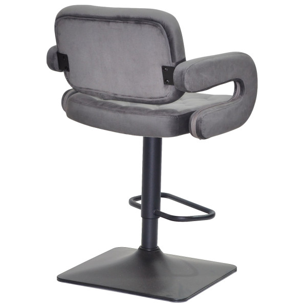 Барный стул Onder Mebli GOR BAR 4-BK-BASE Серый B-1034 Бархат-2