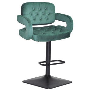 Барний стілець Onder Mebli Gor BAR 4-BK-BASE Зелений B-1036 Оксамит