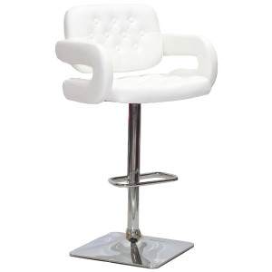 Барний стілець Onder Mebli Gor BAR 4-CH-BASE Білий Екошкіра