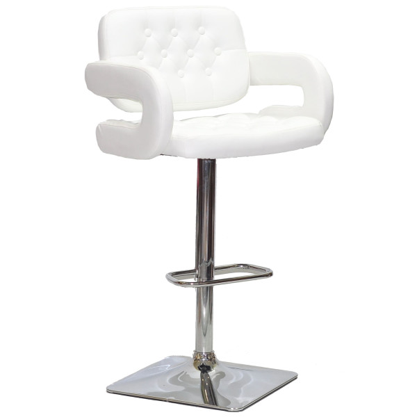 Барный стул Onder Mebli Gor BAR 4-CH-BASE Белый Экокожа-0