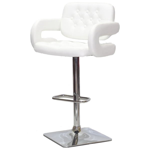 Барный стул Onder Mebli Gor BAR 4-CH-BASE Белый Экокожа-1