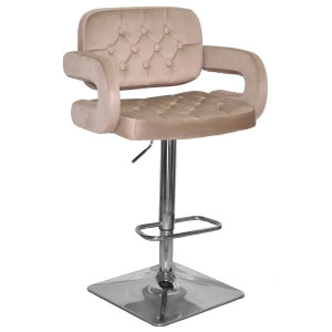 Барный стул Onder Mebli Gor BAR 4-CH-BASE Кофейный B-1042 Бархат