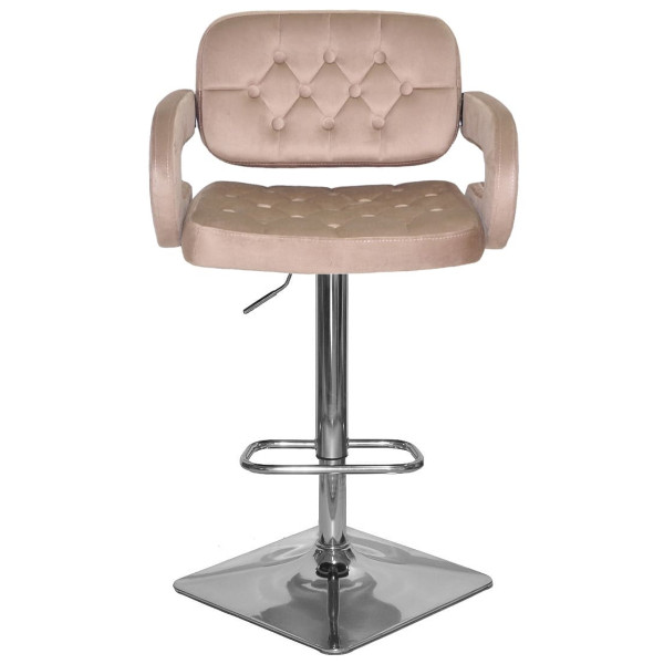 Барный стул Onder Mebli Gor BAR 4-CH-BASE Кофейный B-1042 Бархат-2