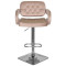 Барный стул Onder Mebli Gor BAR 4-CH-BASE Кофейный B-1042 Бархат-2-thumb