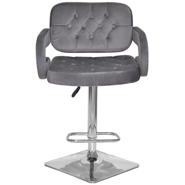 Барный стул Onder Mebli GOR BAR 4-CH-BASE Серый B-1034 Бархат-1
