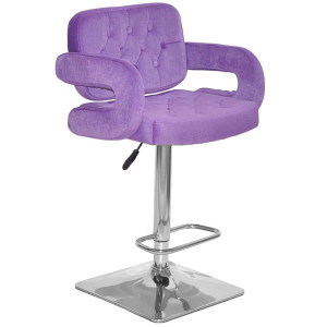Барний стілець Onder Mebli Gor BAR 4-CH-BASE Пурпурний 1013 Оксамит