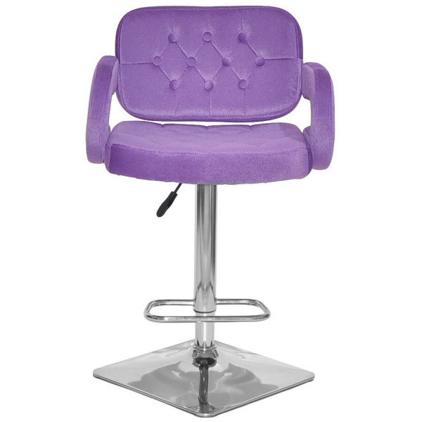 Барний стілець Onder Mebli Gor BAR 4-CH-BASE Пурпурний 1013 Оксамит-1