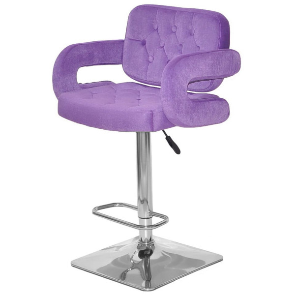 Барний стілець Onder Mebli Gor BAR 4-CH-BASE Пурпурний 1013 Оксамит-2
