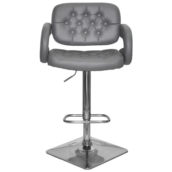 Барний стілець Onder Mebli Gor BAR 4-CH-BASE Сірий 1001 Екошкіра-1
