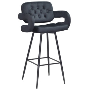 Барный стул Onder Mebli GOR BAR 75-ML Черный B-1011 Бархат