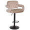 Барный стул Onder Mebli GOR BAR BK-BASE Кофейный B-1042 Бархат-0-thumb