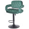 Барний стілець Onder Mebli Gor BAR BK-BASE Зелений B-1036 Оксамит-1-thumb