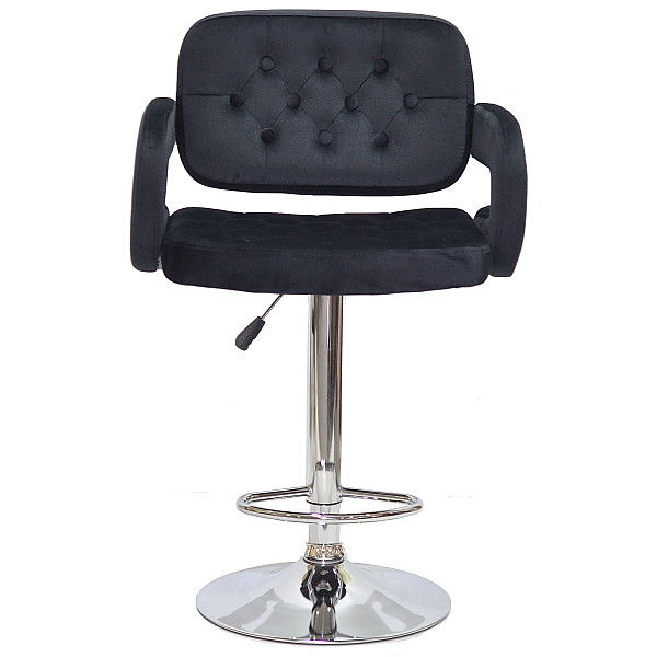 Барний стілець Onder Mebli GOR BAR CH-BASE Чорний B-1011 Оксамит-1
