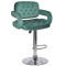 Барний стілець Onder Mebli Gor BAR CH-BASE Зелений B-1036 Оксамит-0-thumb