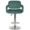 Барний стілець Onder Mebli Gor BAR CH-BASE Зелений B-1036 Оксамит-2-thumb