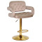 Барный стул Onder Mebli GOR BAR GD-BASE Кофейный B-1042 Бархат-0-thumb
