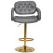 Барний стілець Onder Mebli Gor BAR GD-BASE Сірий 1001 Екошкіра-1-thumb