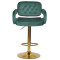 Барний стілець Onder Mebli Gor BAR GD-BASE Зелений B-1036 Оксамит-2-thumb