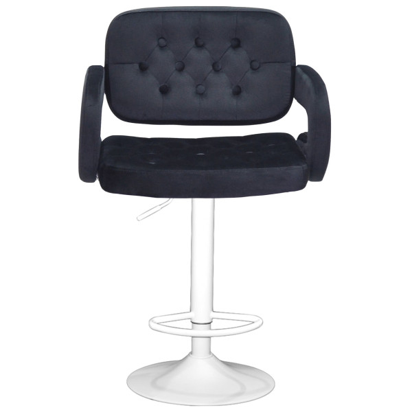 Барный стул Onder Mebli GOR 385 BAR WT-BASE Черный B-1011 Бархат-1