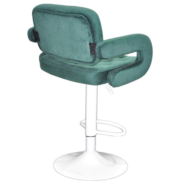 Барний стілець Onder Mebli Gor 385 BAR WT-BASE Зелений B-1036 Оксамит-3