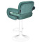 Барний стілець Onder Mebli Gor 385 BAR WT-BASE Зелений B-1036 Оксамит-4-thumb
