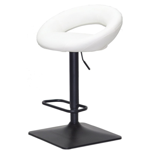 Барний стілець Onder Mebli Holy BAR 4-BK-BASE Білий Екошкіра-1