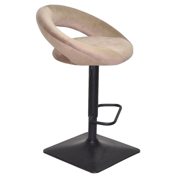 Барний стілець Onder Mebli Holy BAR 4-BK-BASE Кавовий B-1042 Оксамит-2