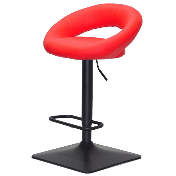 Барний стілець Onder Mebli Holy BAR 4-BK-BASE Червоний 1007 Екошкіра-1