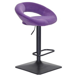 Барний стілець Onder Mebli Holy BAR 4-BK-BASE Пурпур B-1013 Оксамит