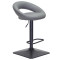 Барний стілець Onder Mebli Holy BAR 4-BK-BASE Сірий 1001 Екошкіра-0-thumb
