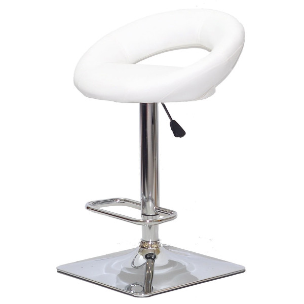 Барний стілець Onder Mebli Holy BAR 4-CH-BASE Білий Екошкіра-1