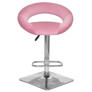 Барний стілець Onder Mebli Holy BAR 4-CH-BASE Фрез B-1025 Оксамит