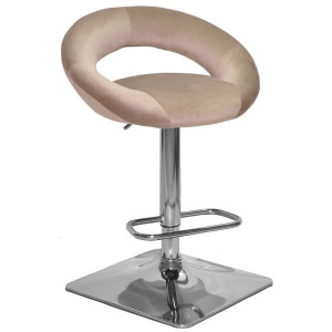 Барний стілець Onder Mebli Holy BAR 4-CH-BASE Кавовий B-1042 Оксамит