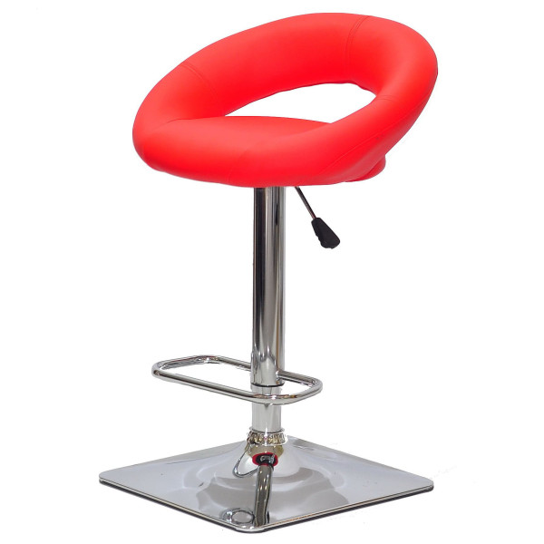 Барний стілець Onder Mebli Holy BAR 4-CH-BASE Червоний 1007 Екошкіра-1