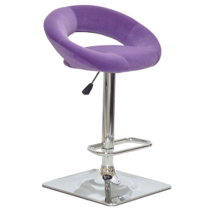 Барний стілець Onder Mebli Holy BAR 4-CH-BASE Пурпур B-1013 Оксамит