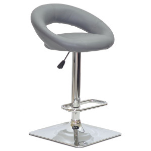 Барний стілець Onder Mebli Holy BAR 4-CH-BASE Сірий 1001 Екошкіра