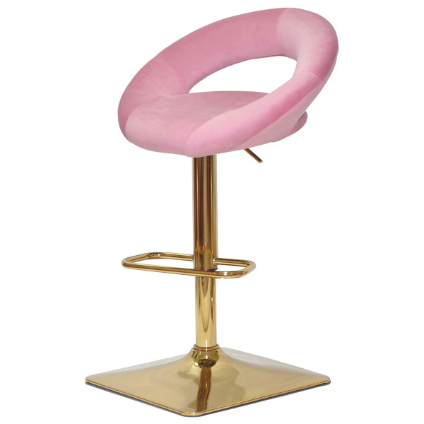 Барний стілець Onder Mebli Holy BAR 4-GD-BASE Фрез B-1025 Оксамит-2