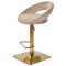 Барний стілець Onder Mebli Holy BAR 4-GD-BASE Кавовий B-1042 Оксамит-3-thumb