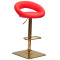 Барний стілець Onder Mebli Holy BAR 4-GD-BASE Червоний 1007 Екошкіра-0-thumb