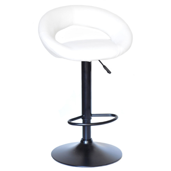Барный стул Onder Mebli Holy BAR BK-BASE Белый Экокожа-0
