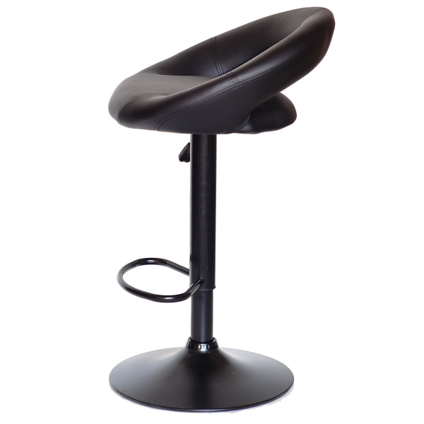 Барный стул Onder Mebli Holy BAR BK-BASE Черный Экокожа-2