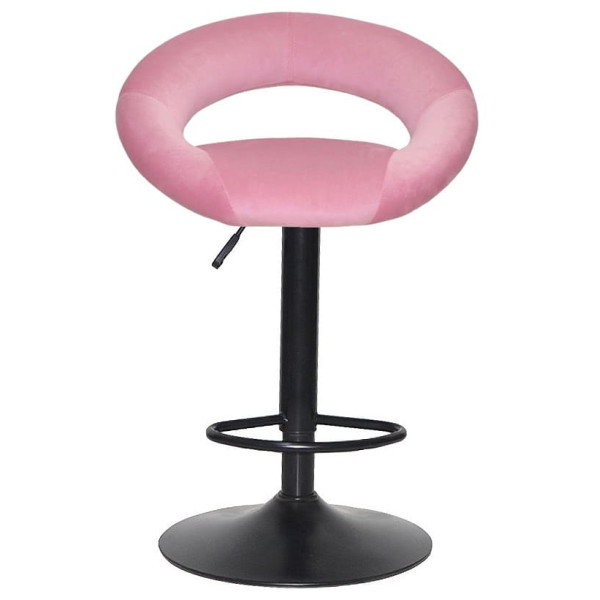 Барний стілець Onder Mebli Holy BAR BK-BASE Фрез B-1025 Оксамит-0