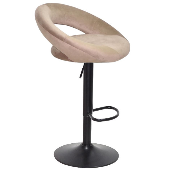 Барний стілець Onder Mebli Holy BAR BK-BASE Кавовий B-1042 Оксамит-2