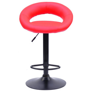Барный стул Onder Mebli Holy BAR BK-BASE Красный 1007 Экокожа