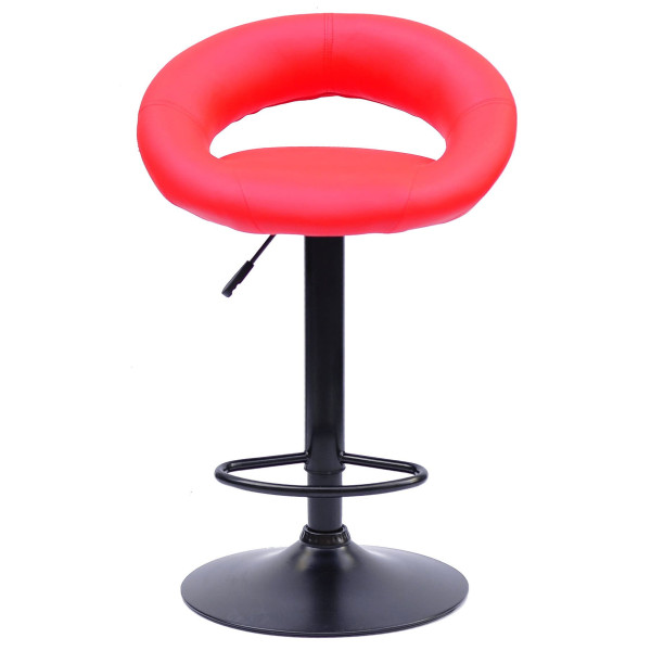 Барный стул Onder Mebli Holy BAR BK-BASE Красный 1007 Экокожа-0