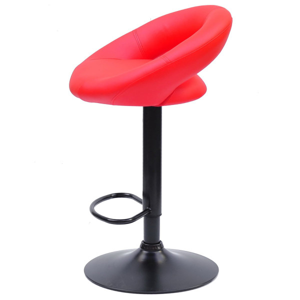 Барный стул Onder Mebli Holy BAR BK-BASE Красный 1007 Экокожа-2