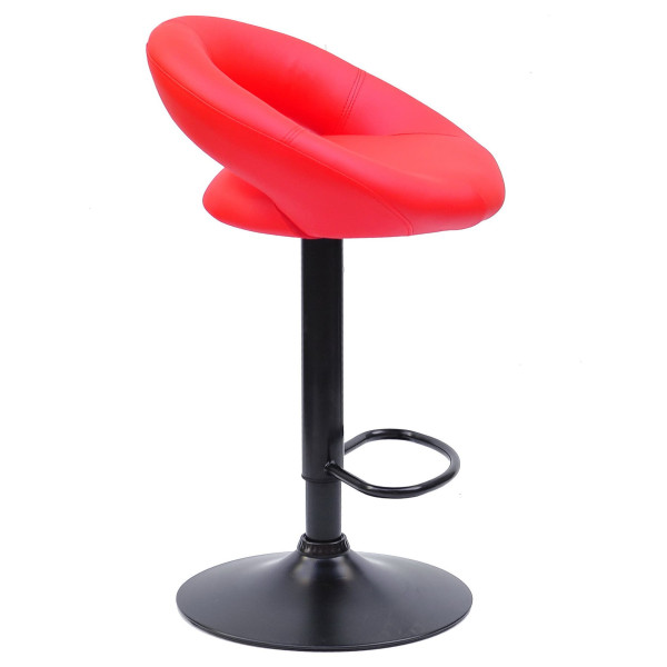 Барный стул Onder Mebli Holy BAR BK-BASE Красный 1007 Экокожа-1