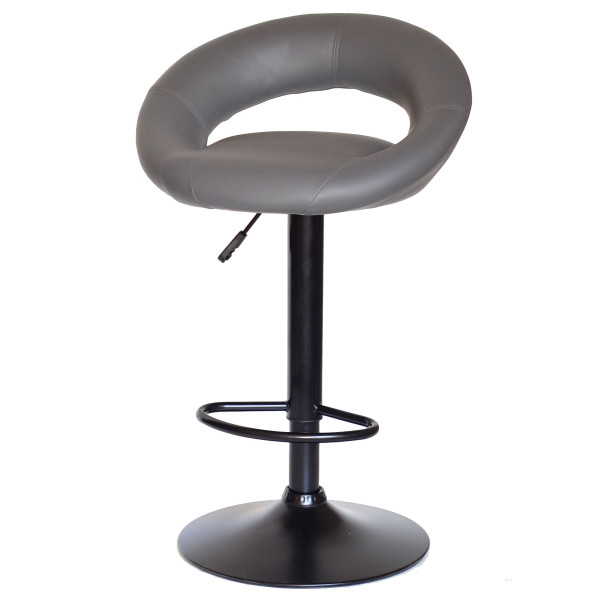 Барний стілець Onder Mebli Holy BAR BK-BASE Сірий 1001 Екошкіра-1