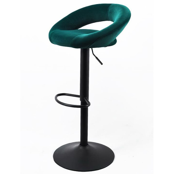 Барный стул Onder Mebli Holy BAR BK-BASE Зеленый B-1003 Бархат-2